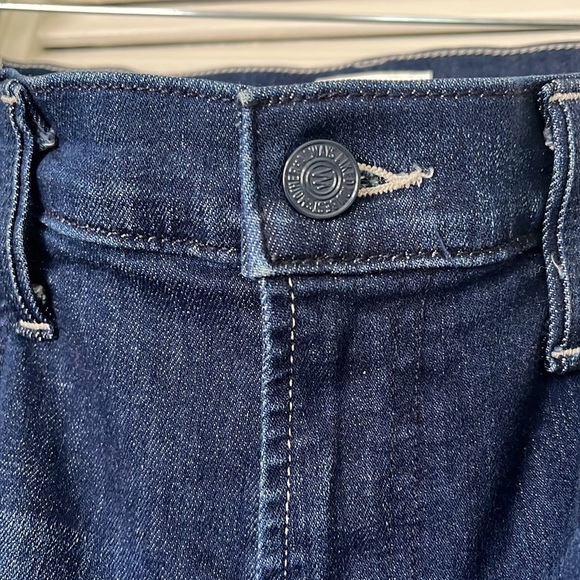 MOTHER The High Rise Rambler Zip Ankle Jean | Animal Instinct Blue | SZ 30 - Picture 11 of 16